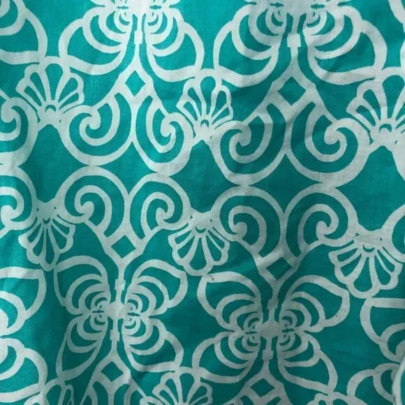 Vineyard Vines turquoise blue and white long sleeve tunic top dress size small - Picture 8 of 12